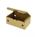 Boite à snack small en kraft perforée 114x73x45mm